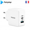 FAIRPLAY MONZA Chargeur 2 USB A+C 30W
