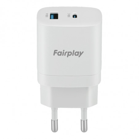 FAIRPLAY TROPEA Chargeur 2 USB (A+C) 30W