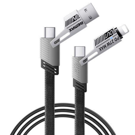 Câble 4-en-1 Renforcé 65W